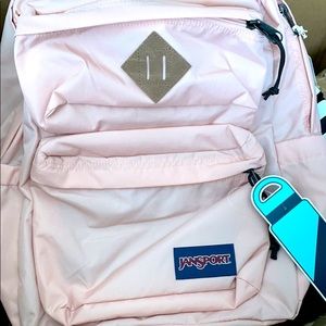 Pink backpack